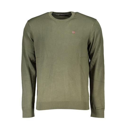Napapijri Verde Cotton Men Sweater