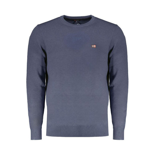 Norway 1963 Blue Wool Men Sweater
