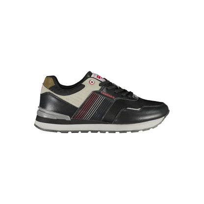 Carrera Black Polyurethane Men Sneaker 1728,67403481248,Athletic - Sneakers - Shoes,Black,Carrera,EU41/US8,EU44/US11,Men,New with tags,Shoes,Sneakers - Shoes