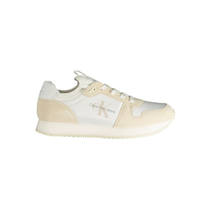 Calvin Klein White Polyester Men Sneaker