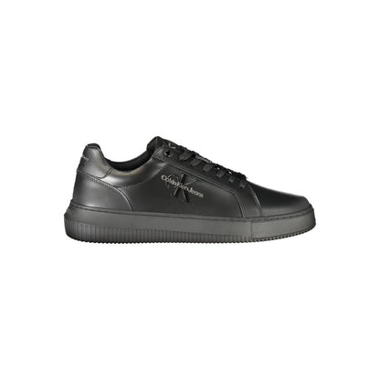 Calvin Klein Black Leather Men Sneaker