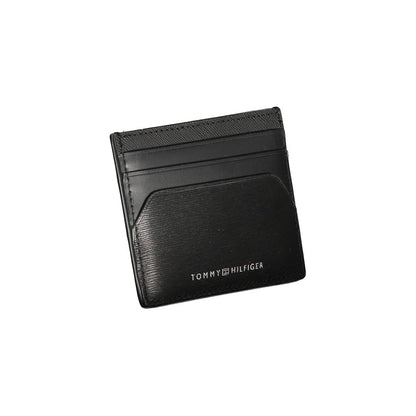 Tommy Hilfiger Black Leather Men Wallet