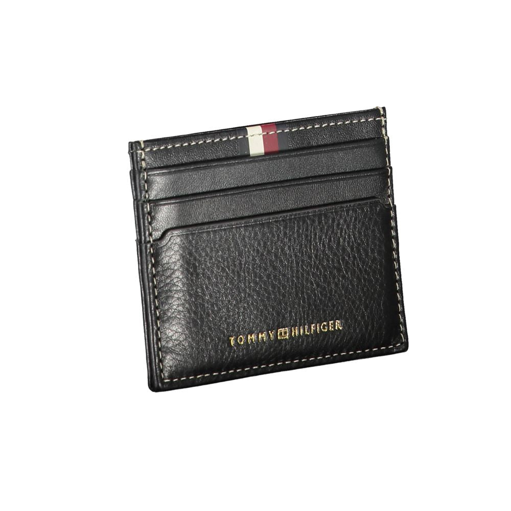 Tommy Hilfiger Nero Leather Mens Wallet Holder