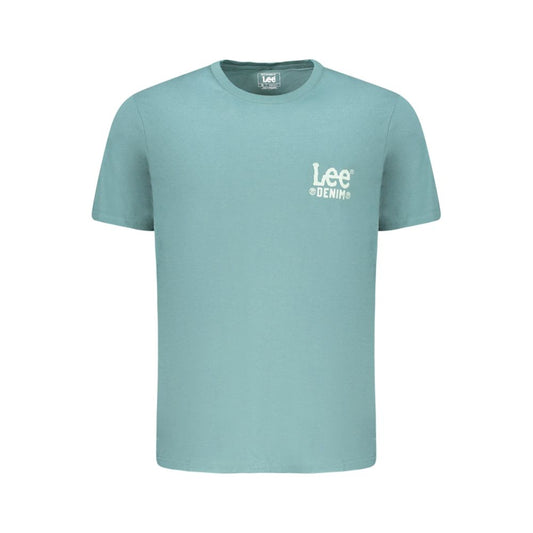 Lee Verde Cotton Men T-Shirt