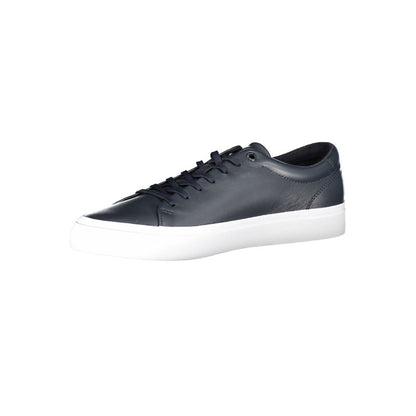 Tommy Hilfiger Blue Leather Men Sneaker 1728,67403481248,Blue,EU40/US7,EU44/US11,EU45/US12,Low Tops - Sneakers - Shoes,Men,New with tags,Shoes,Sneakers - Shoes,Tommy Hilfiger