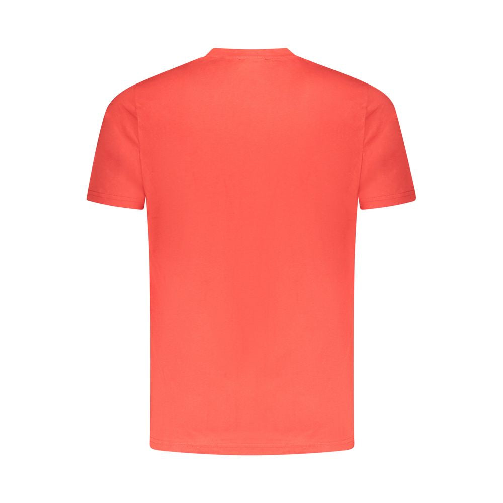 Cavalli Class Red Cotton Men T-Shirt
