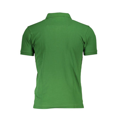 La Martina Verde Cotton Men Polo