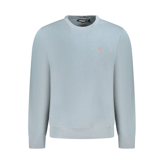 Napapijri Grigio Cotton Men Sweatshirt
