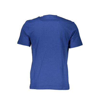 North Sails Blue Cotton Men T-Shirt