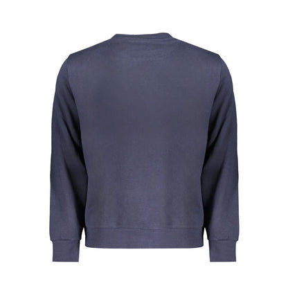 North Sails Blue Cotton Men Sweatshirt