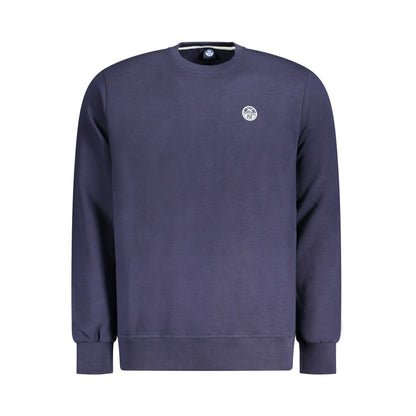 North Sails Navy Cotton Men Sweatshirt