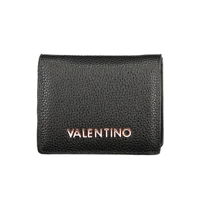 Mario Valentino Black Polyurethane Women Wallet