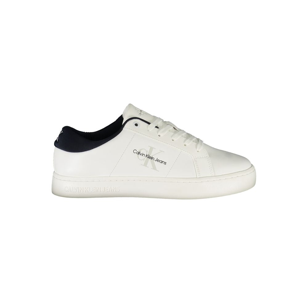 Calvin Klein Bianco Polyurethane Men Sneaker