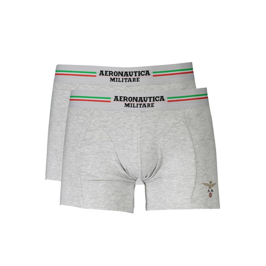 Aeronautica Militare Grigio Cotton Men's Boxer