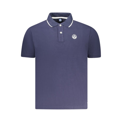 North Sails Blue Cotton Men Polo