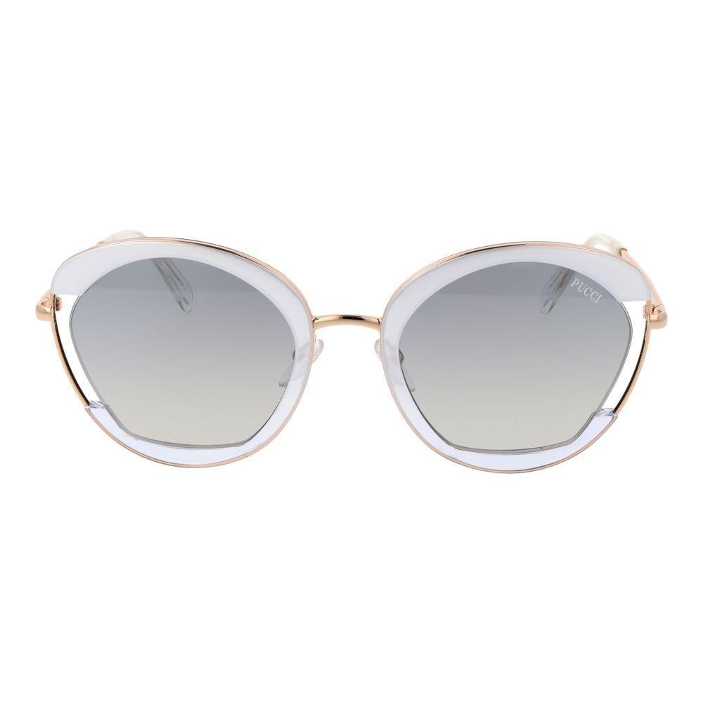 Emilio Pucci Gold Metal Sunglasses