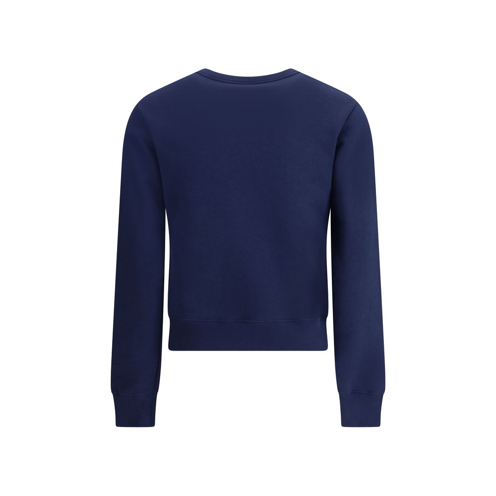 Valentino Blue Cotton Sweatshirt