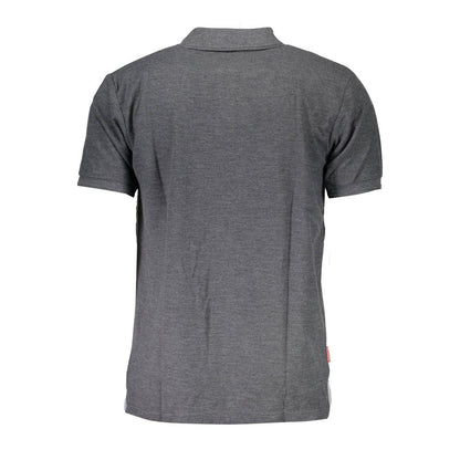 Slazenger Gray Polyester Mens Polo Shirt