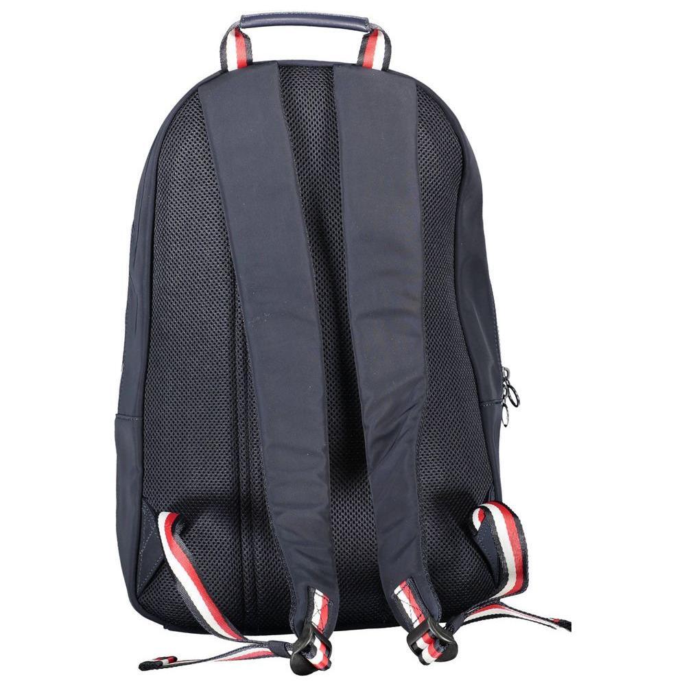 Tommy Hilfiger Blue Polyester Men Backpack
