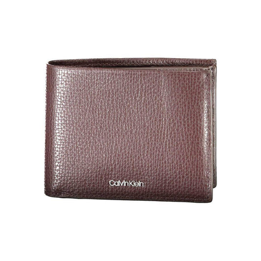 Calvin Klein Marrone Leather Men Wallet