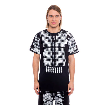 Nicolo Tonetto Black Cotton Men T-Shirt