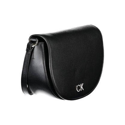 Calvin Klein Nero Poliuretano Women Shoulder Bag