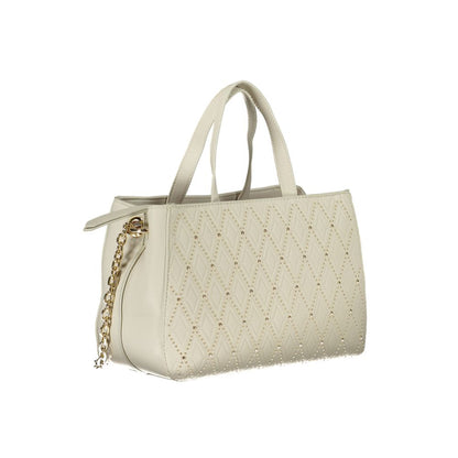 Mario Valentino White Polyurethane Women Handbag