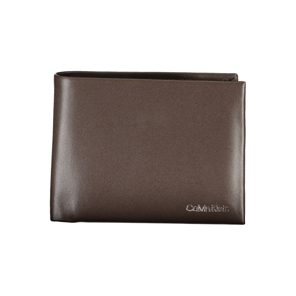 Calvin Klein Marrone Leather Men Wallet