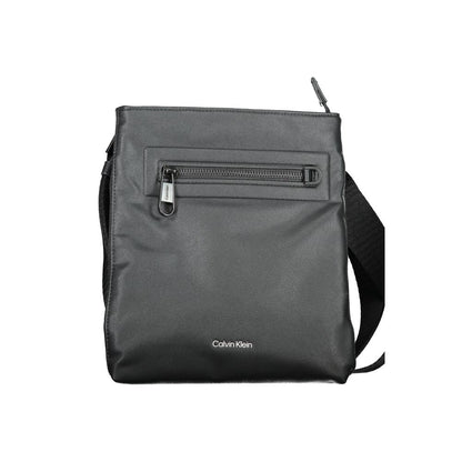 Calvin Klein Black Polyester Men's Shoulder Bag