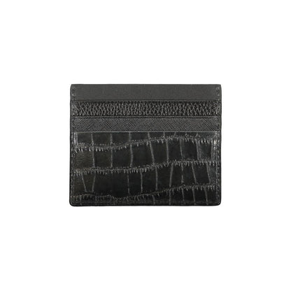 Tommy Hilfiger Black Leather Mens Wallet
