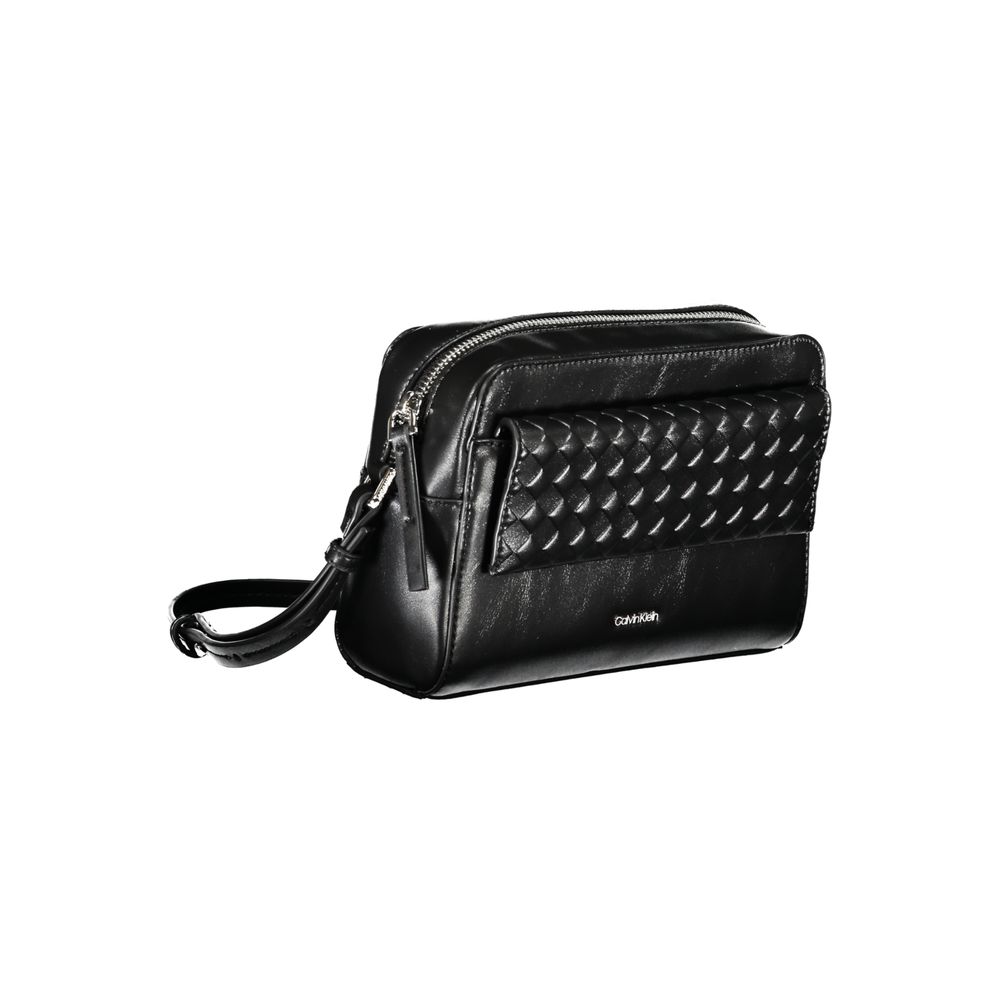 Calvin Klein Black Polyester Women Shoulder Bag