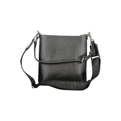 Calvin Klein Black Polyester Woman Shoulder Bag