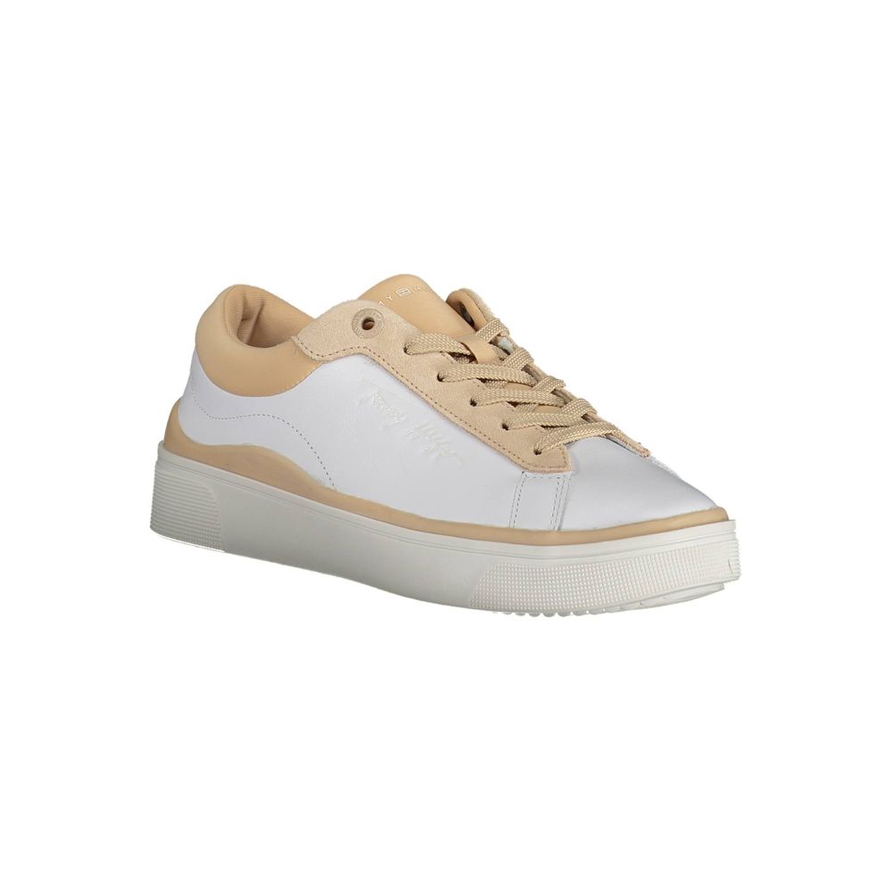 Tommy Hilfiger Bianco Polyester Women Sneaker