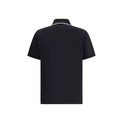 Gucci Black Cotton Polo Shirt