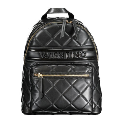 Mario Valentino Black Polyurethane Women Backpack