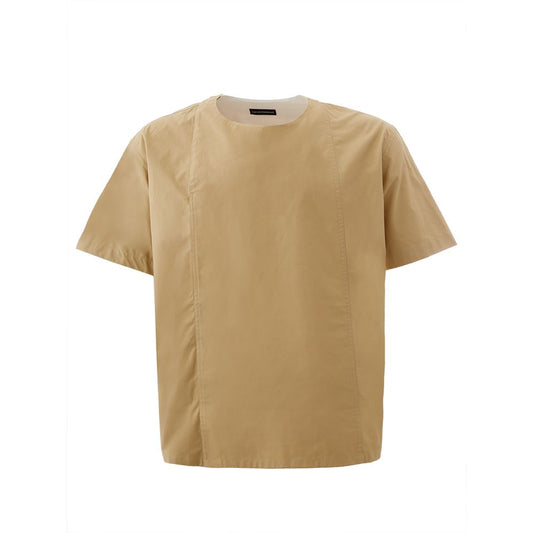 Emporio Armani Brown Cotton T-Shirt