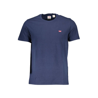 Levi's Blu Cotton Men T-Shirt
