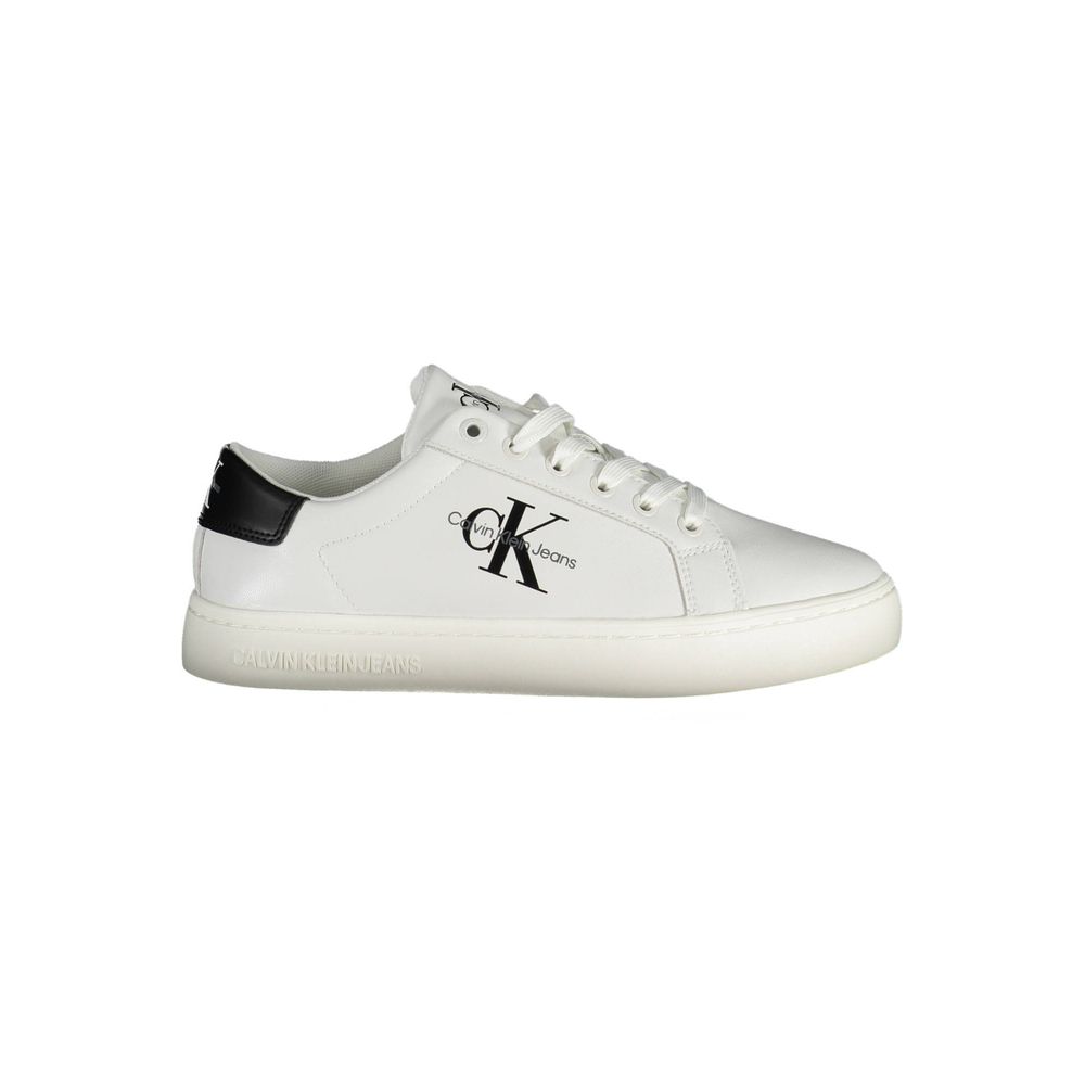 Calvin Klein Bianco Polyurethane Women Sneaker