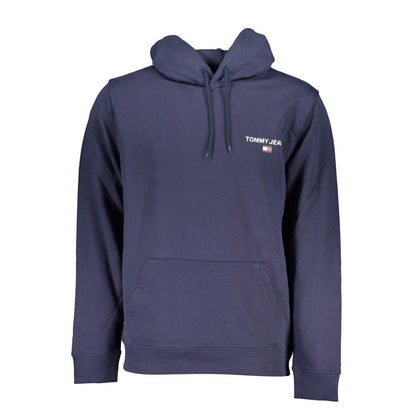 Tommy Hilfiger Blue Cotton Men Hoodie