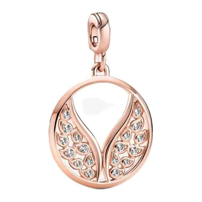 PANDORA CHARMS Mod. BURNING WINGS MEDALLION Charms & Pendants