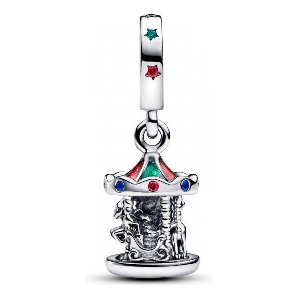 PANDORA CHARMS Mod. SPINNING CAROUSEL DANGLE DESIGNER FASHION JEWELLERY PANDORA