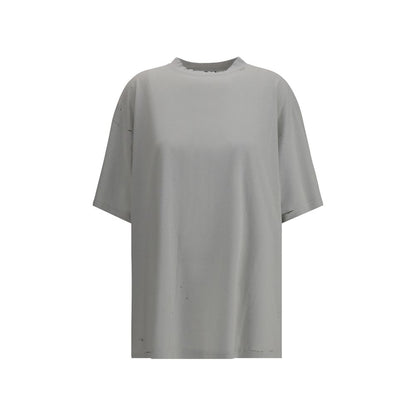 Balenciaga Gray Cotton T-Shirt Balenciaga