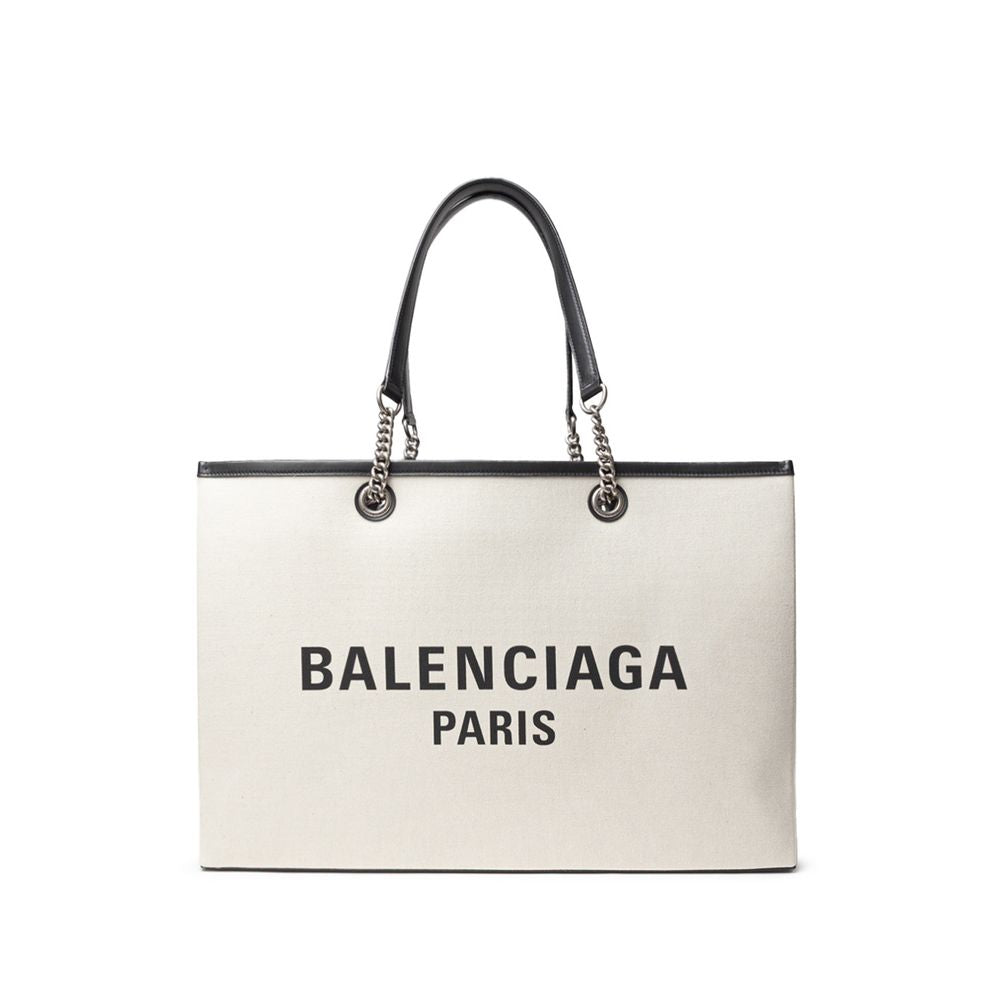 Balenciaga Gray Cotton Tote Bag