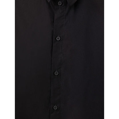 Balenciaga Black Cotton Long Dress