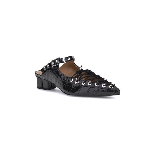 Ganni Oleatex laced Mules