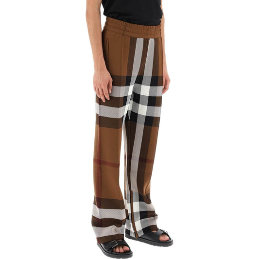 Burberry check track pants Trousers Burberry