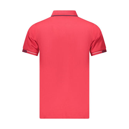 Norway 1963 Rosso Cotone Uomo Polo