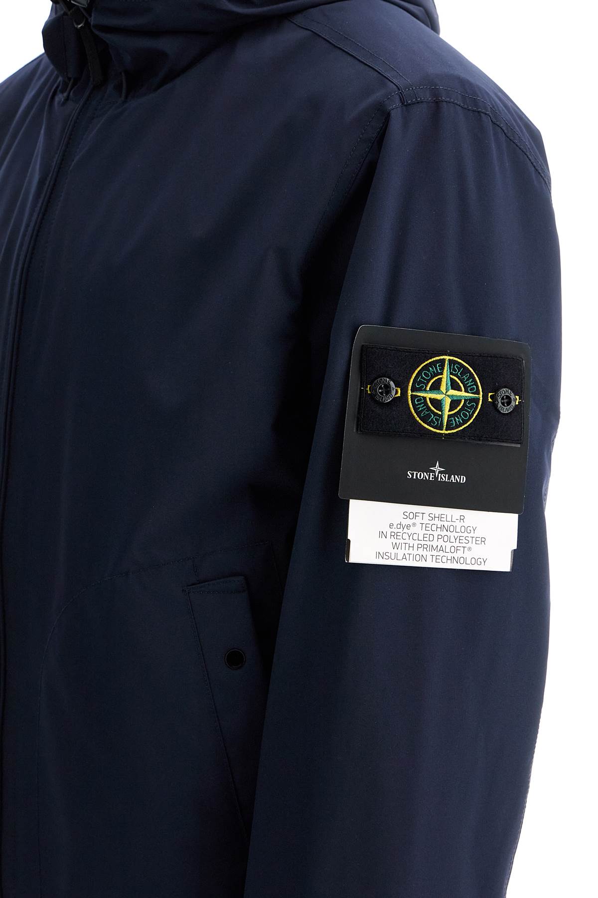 Stone Island Stone Island light soft shell-r hooded jacket