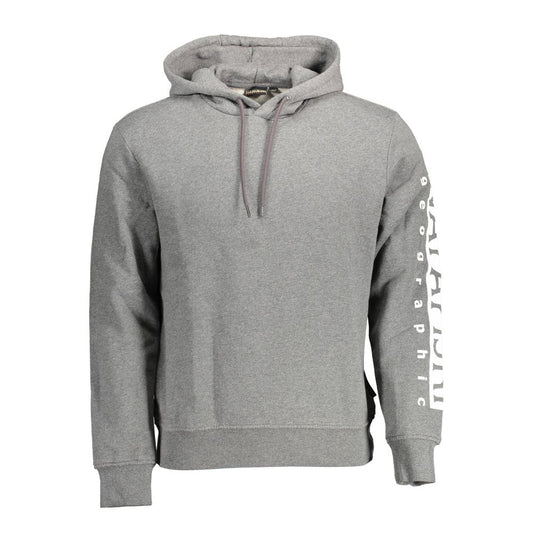 Napapijri Grigio Cotton Men's Sweatshirt