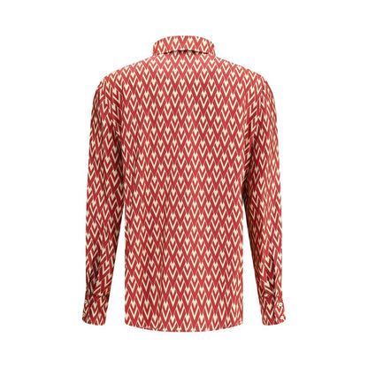 Valentino Multicolor Silk Pattern Shirt